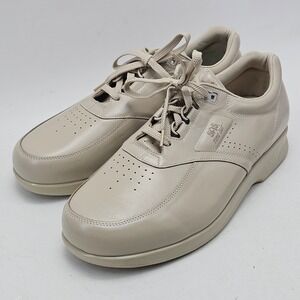 SAS Time Out Mens 13 WW Bone Leather Walking Shoes Comfort Made in USA Ex Wide